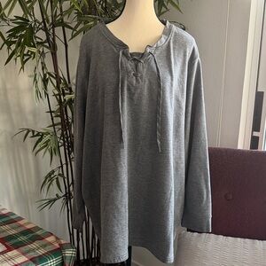 Woman Within Heather Gray Sweatshirt